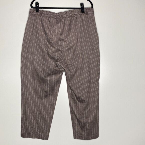 A New Day Stripe High Rise Tapered Knit Stretch Pants Women's Size XXL - Picture 6 of 7